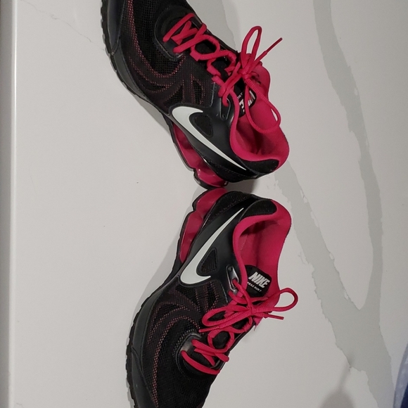 Nike Air Black Pink Sneakers Size 8.5 - Picture 8 of 8